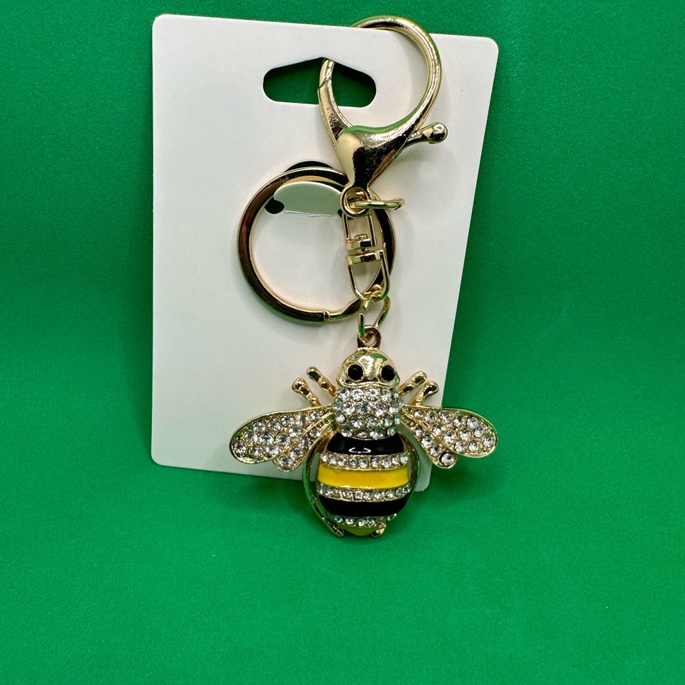 Bee bag charm/keychain NEW - Picture 5 of 8